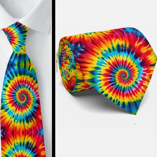 Psychedelisk Tie-Dye-mönster Slips (Skapare uppladdad)