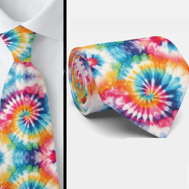 Psychedelisk Tie-Dye-mönster Slips (Skapare uppladdad)