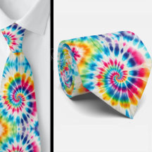 Psychedelisk Tie-Dye-mönster