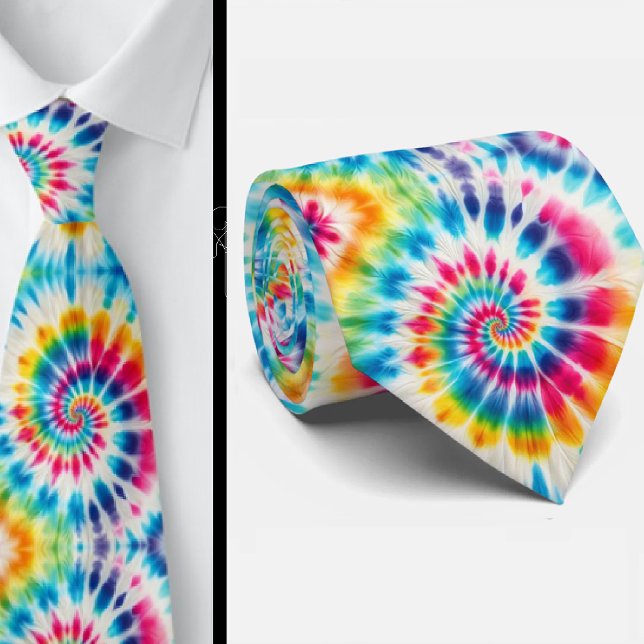 Psychedelisk Tie-Dye-mönster Slips (Skapare uppladdad)