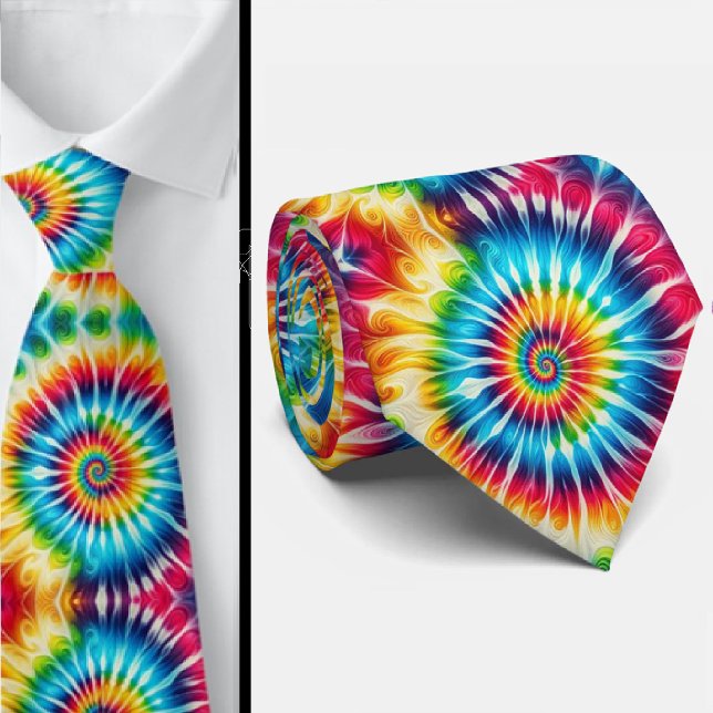 Psychedelisk Tie-Dye-mönster Slips (Skapare uppladdad)