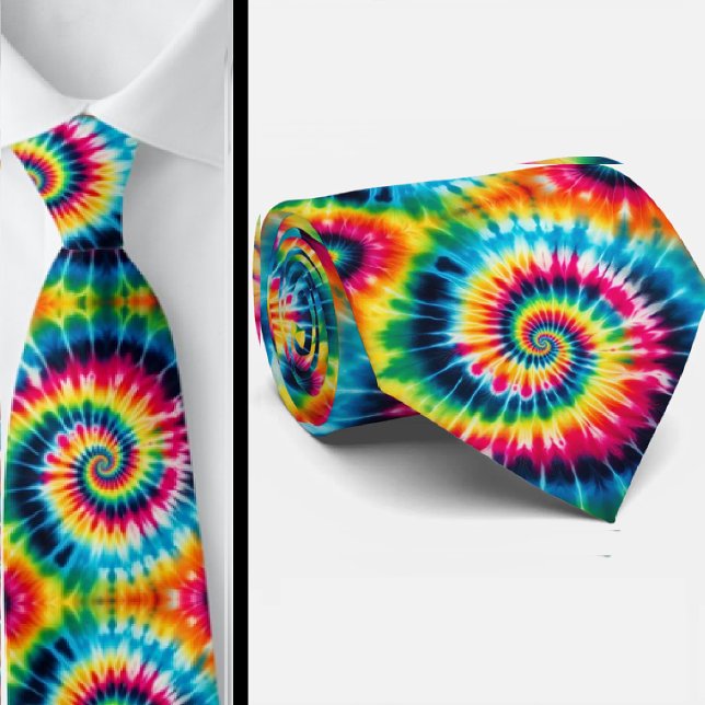 Psychedelisk Tie-Dye-mönster Slips (Skapare uppladdad)
