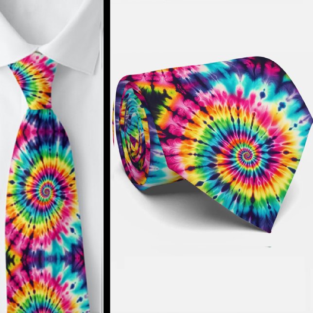 Psychedelisk Tie-Dye-mönster Slips (Skapare uppladdad)