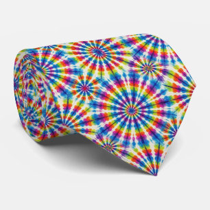 Psychedelisk Tie-Dye-mönster Slips
