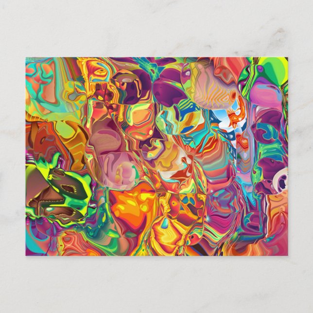 Psychedelisk Vykort (Framsida)
