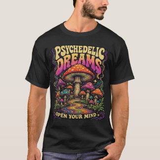 Psychedeliska drömmar trippig svamp T-Shirt