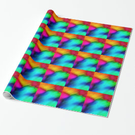 Psychedeliska färger presentpapper