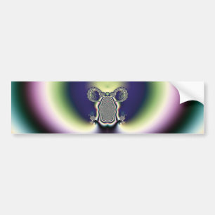 Psychedeliska hjärtat bildekal