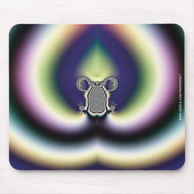 Psychedeliska hjärtat musmatta (Framsidan)
