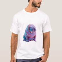 Psychedeliska neon galaktiska valross män