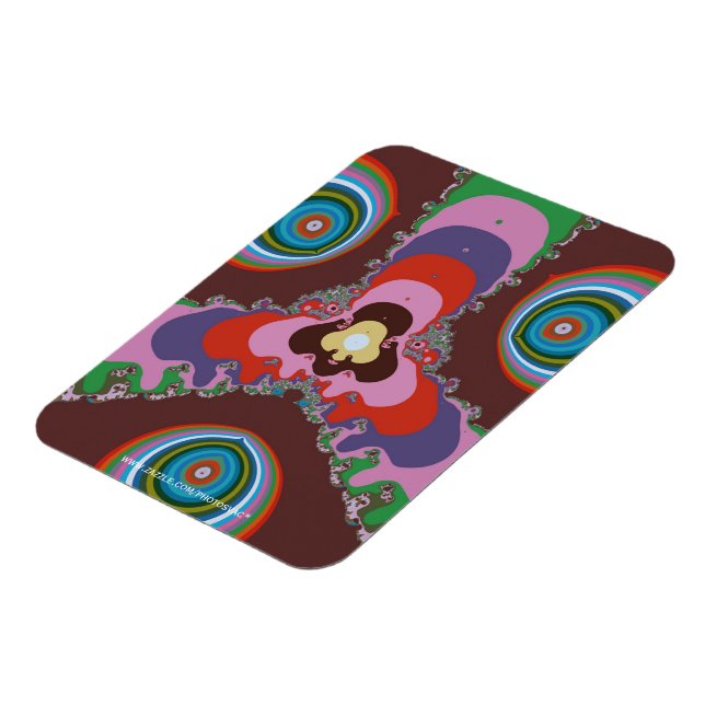 Psychedeliska ögon magnet (Vänstra Sidan)
