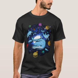 Psychedeliska rymddelfiner t shirt