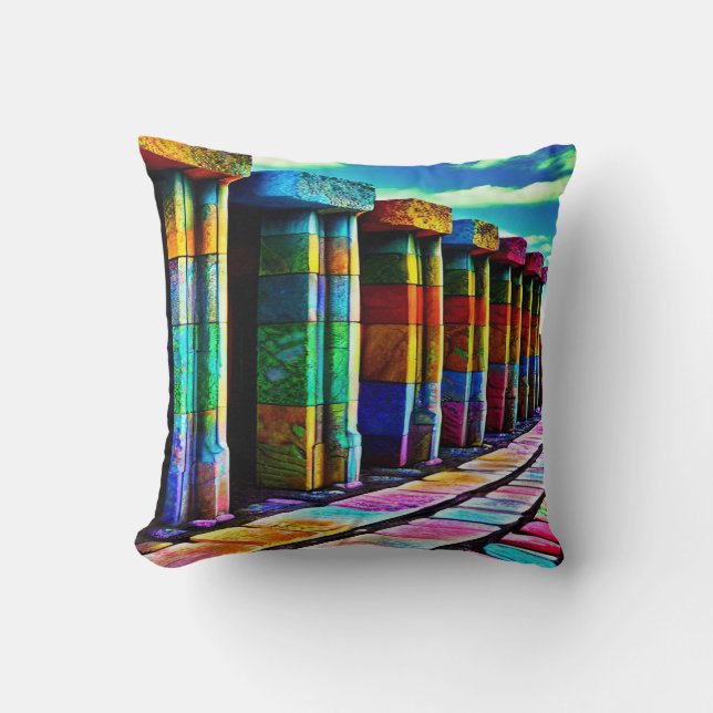 Psychedeliska stenar kudde (Framsida)