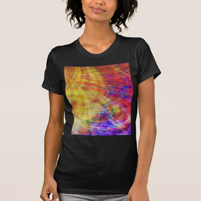 Psychedeliska vågor: tee shirt (Framsida)