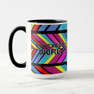 Psychedeliska världar mugg