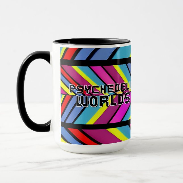 Psychedeliska världar mugg (Vänster)