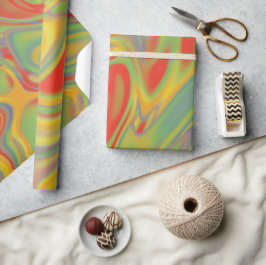 Psychedeliskt inslagspapper presentpapper