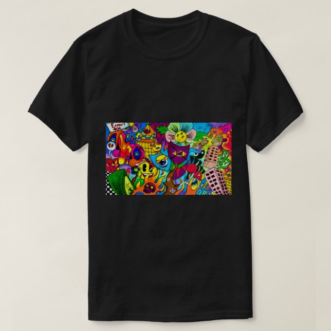 Psychedelix - vexx inspired    t shirt (Design framsida)