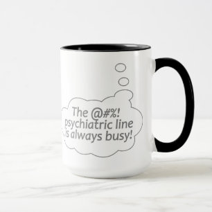 Psychiatic Line anpassningsbar mugg - stil, färg