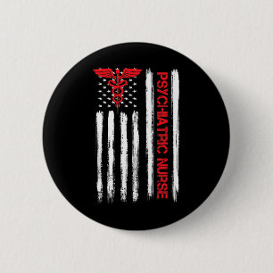 Psychiatic Nurse American Flagga RN Mental Health Knapp