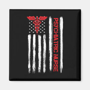Psychiatic Nurse American Flagga RN Mental Health Magnet