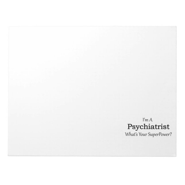 Psychiatrist Anteckningsblock (Framsida)