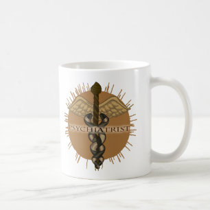 Psychiatrist Caduceus Kaffemugg