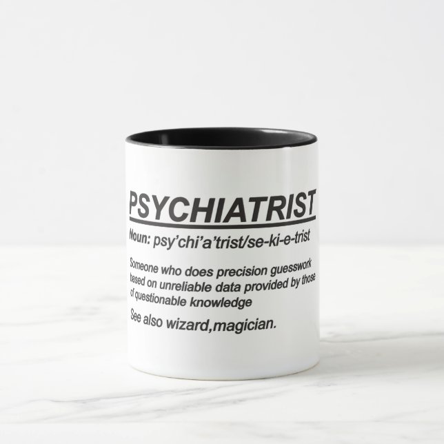 Psychiatrist Definition Mugg (Center)