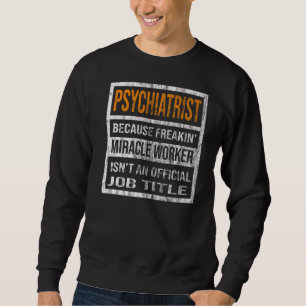 Psychiatrist för Miracle Worker Manar Women Lång Ärmad Tröja