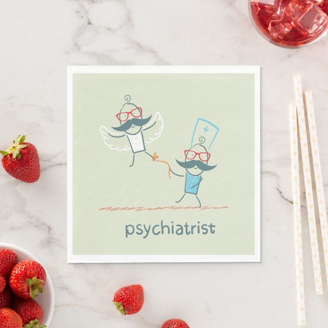 Psychiatrist Napkins Pappersservett (Skapare uppladdad)
