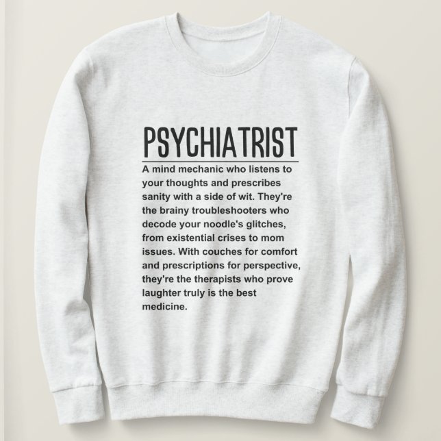 Psychiatrist T Shirt (Design framsida)