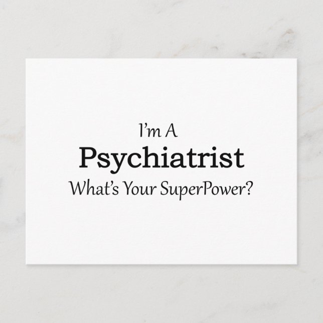 Psychiatrist Vykort (Framsida)