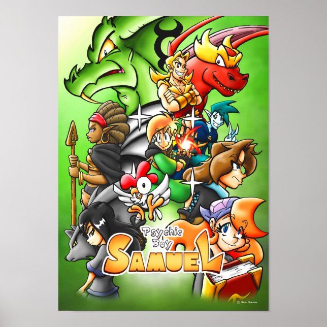 Psychic Boy Samuel Poster (Framsidan)