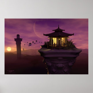 Psychic Watchtowers av J. Matthew Root Poster