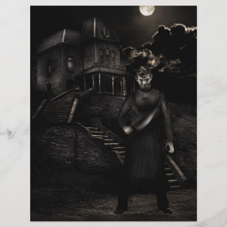Psycho Anpassade Halloween Flyers