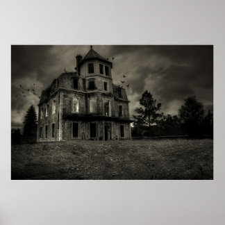 Psycho Bates house Poster