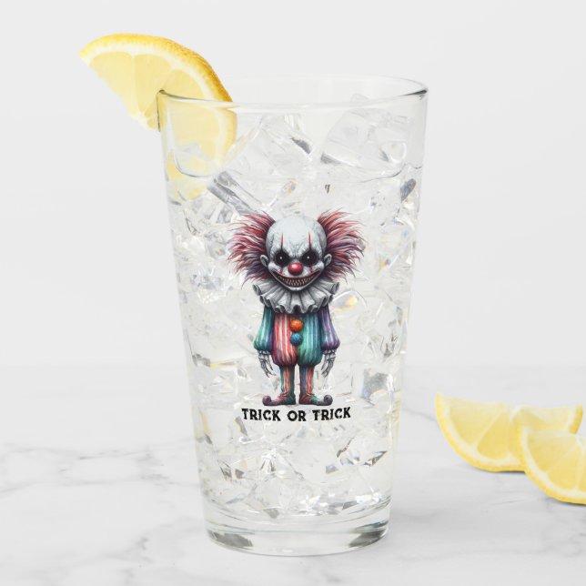 Psycho Clown - Anpassa utlösning eller utlösning Glaskopp (Framsida Ice)