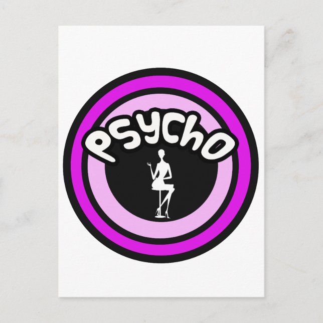 Psycho Dam Vykort (Framsida)