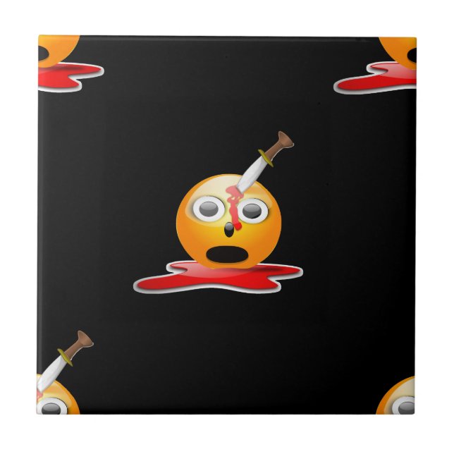 psycho emoji kakelplatta (Framsidan)