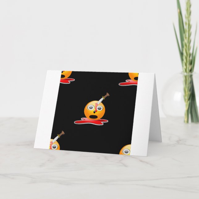 psycho emoji kort (Framsida)