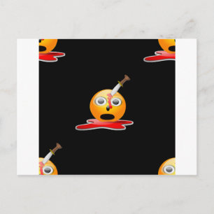 psycho emoji vykort
