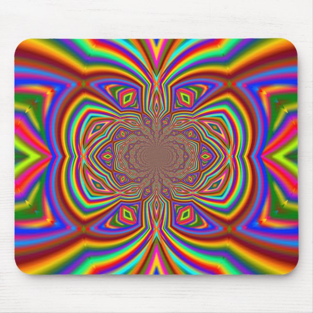 Psycho Färg Inversion Mousepad Musmatta (Framsidan)