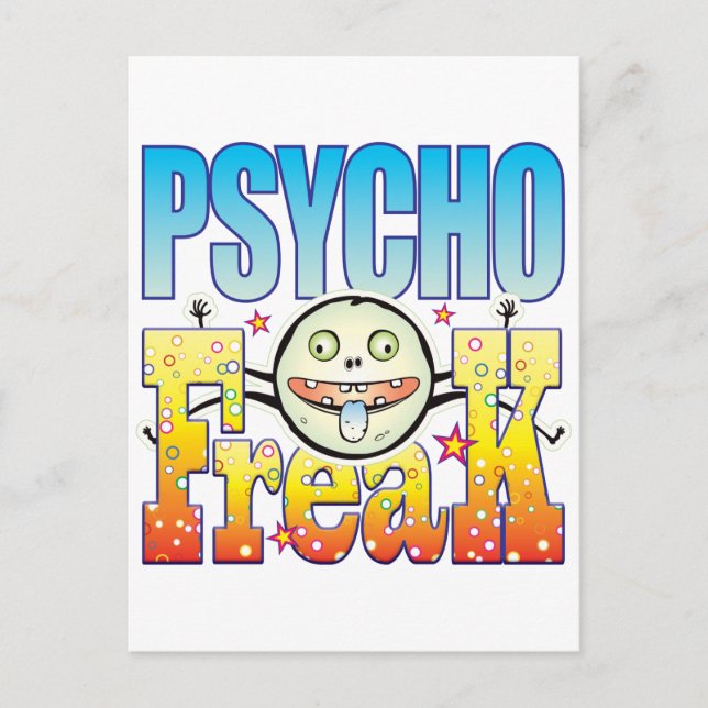 Psycho Freaky Freak Vykort (Framsida)