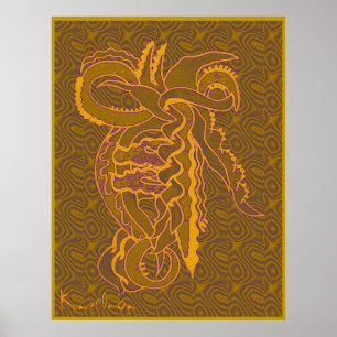 "PSYCHO" GICLEE PRINT POSTER