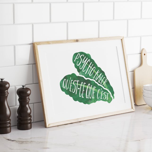 Psycho Kaler Poster (Skapare uppladdad)