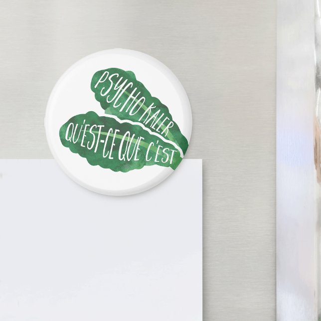 Psycho Kaler | Veggie Pun Magnet (Skapare uppladdad)