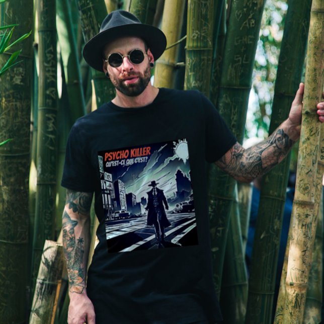 Psycho Killer - Qu'est-ce que c'est? T Shirt (Talking Heads - Psycho Killer)