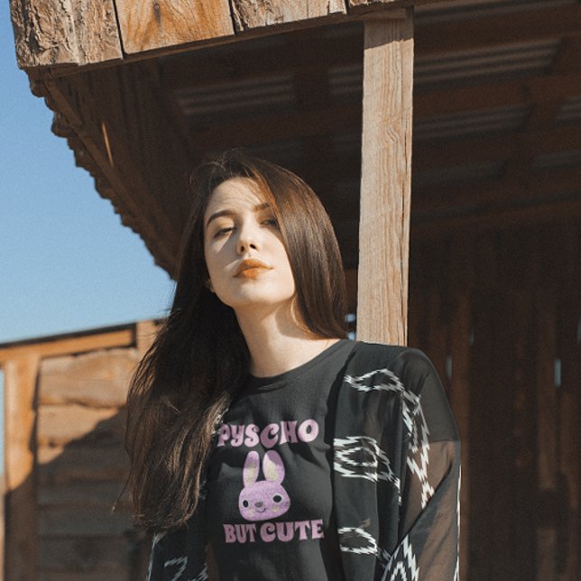 PSYCHO MEN CUTE BUNNY T-Shirts (Skapare uppladdad)