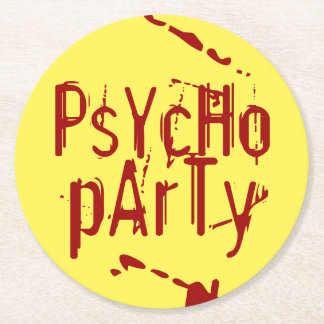 Psycho Party Coasters Underlägg Papper Rund