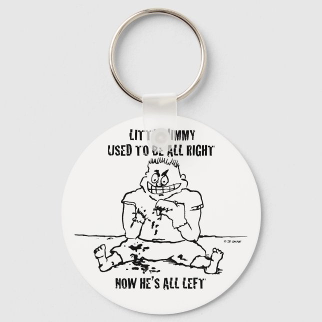 Psycho Puppet Kid är inte all Höger Nyckelring (Framsida)